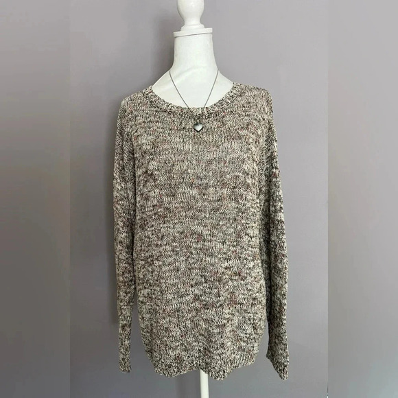 Lou & Grey Sweaters - Lou & Grey Multicolored Marled Knit Crewneck Sweater | Size Medium